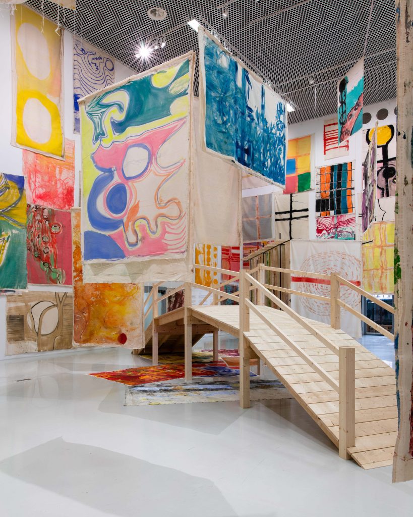 <i>I am Godzilla!,</i> 2025 </br>
installation view, Moderna Museet, Malmo>