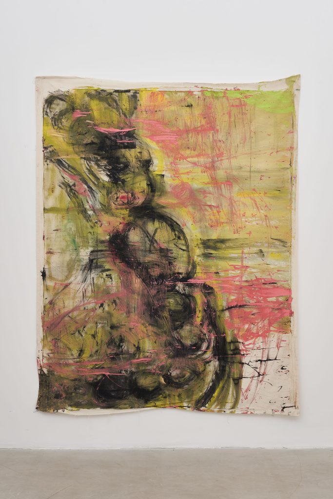 <i>Untitled,</i> undated </br>mixed media on canvas</br>
235 x 180 cm / 92.5 x 70.9 in>