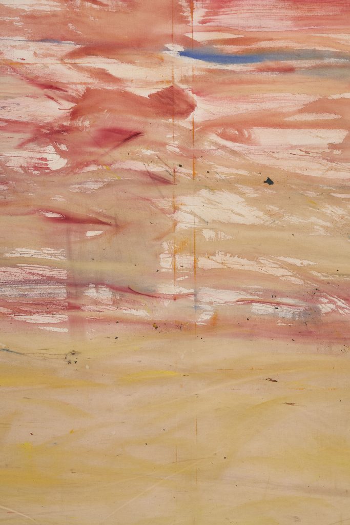 <i>Untitled,</i> undated </br>mixed media on canvas</br>
detail>