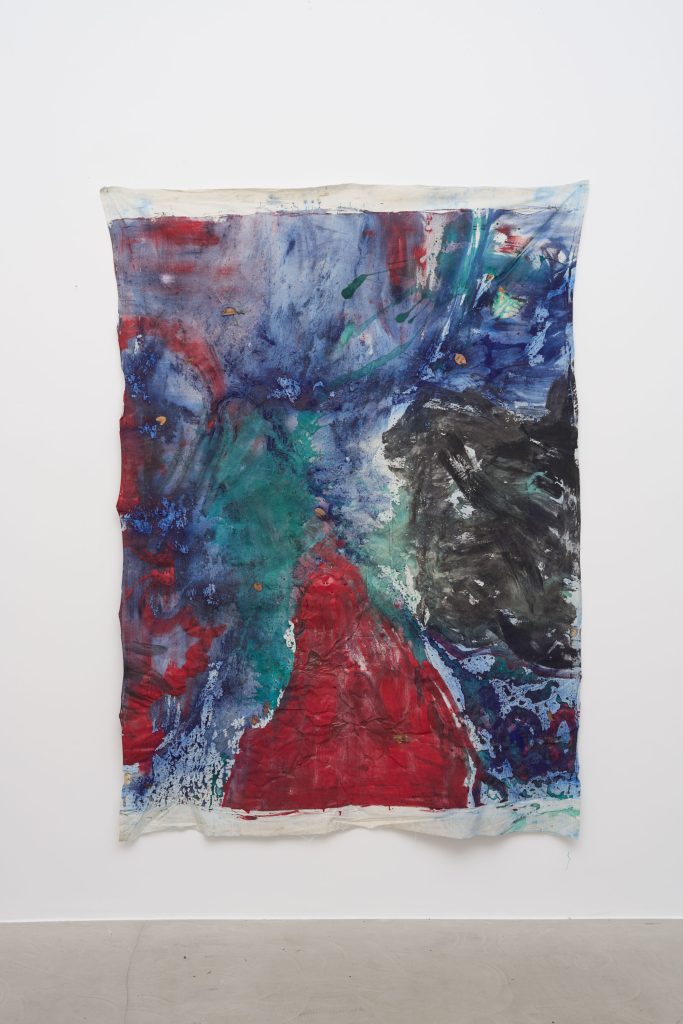 <i>Untitled,</i> undated </br>mixed media on canvas</br>
242 x 165 cm / 95.2 x 65 in>