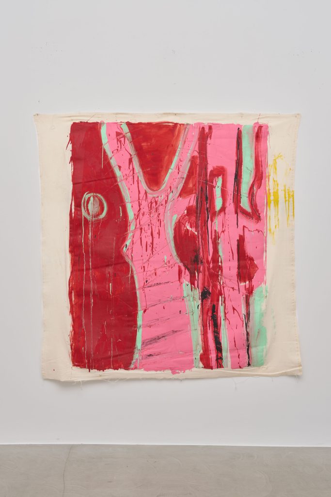 <i>Untitled,</i> undated </br>mixed media on canvas</br>
180 x 175 cm / 70.8 x 68.9 in>