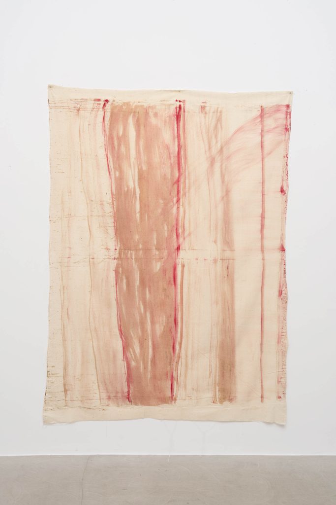 <i>Untitled,</i> undated </br>mixed media on canvas</br>
246 x 175 cm / 96.8 x 68.9 in>