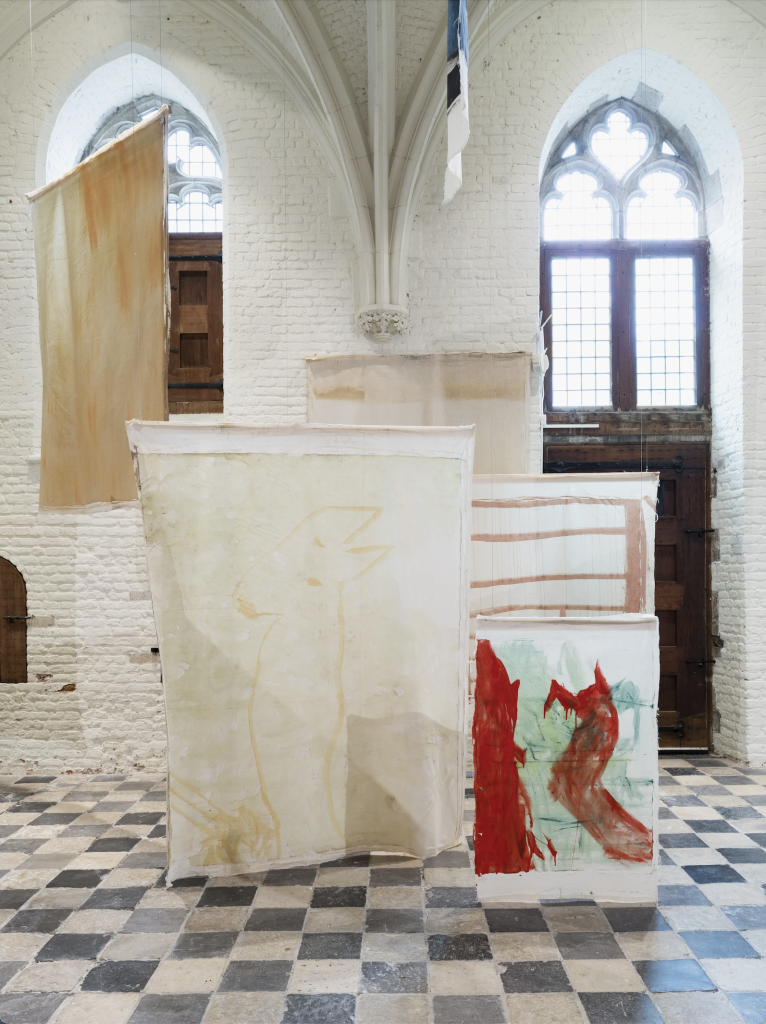 <i>Worm in a Water Glass,</i> 2022 </br>
installation view, Vleeshal Center for Contemporary Art, Middelburg