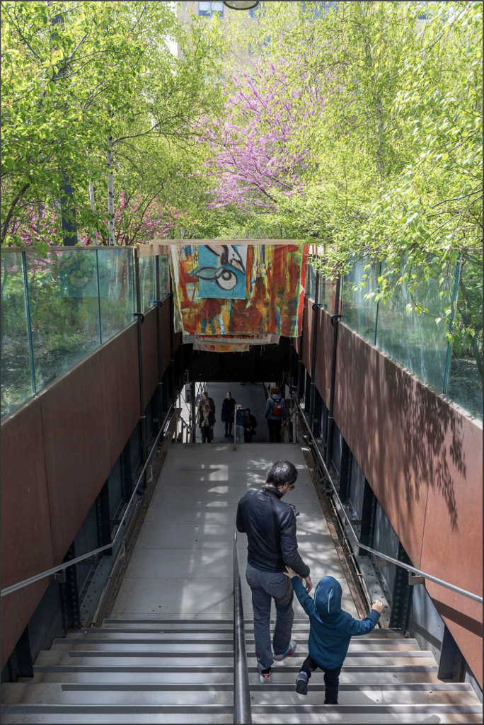 <i>en plein air</I>, 2019</br>
installation view, the high line, new york>