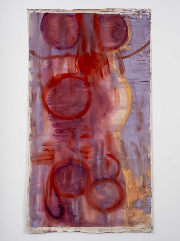 <i>Untitled,</i> undated </br>mixed media on canvas</br>
310 x 180,3 cm / 122 x 71 in>