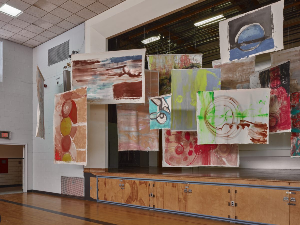 <i>The Campus,</i> 2025</br>
installation view, The Campus, Claverack>