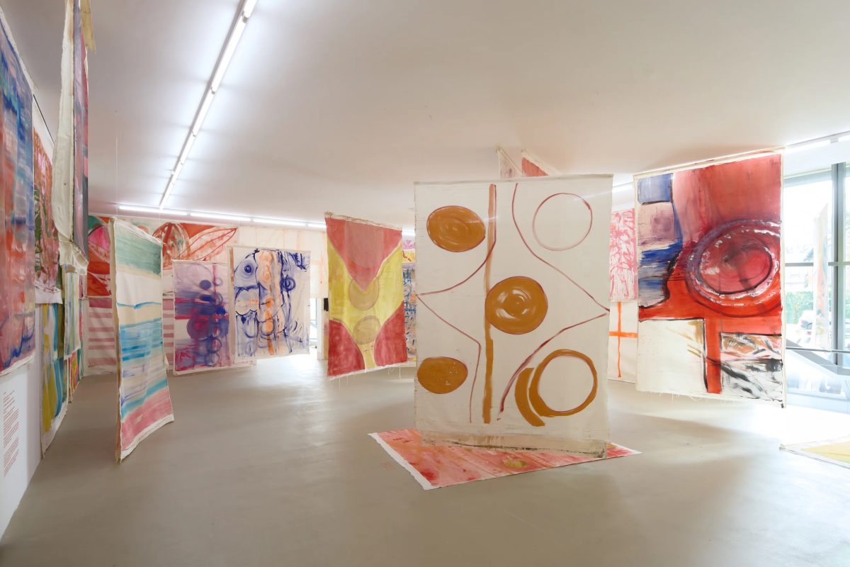 <i>soft and fluffy is my soul − my tommy juices don’t worry − are sweet like a liquorice roll,</i> 2022 </br>
installation view, Kunstmuseum Basel, Basel>