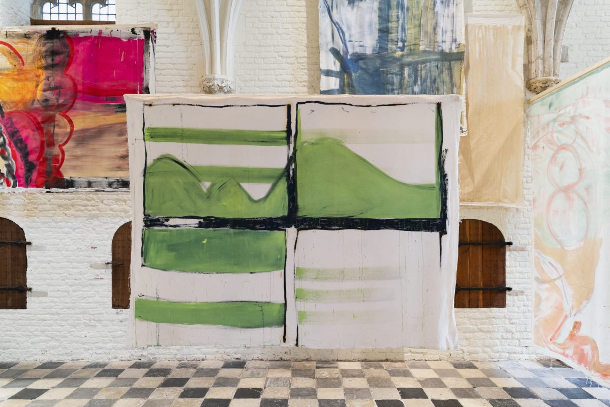 <i>Worm in a Water Glass,</i> 2022 </br>
installation view, Vleeshal Center for Contemporary Art, Middelburg