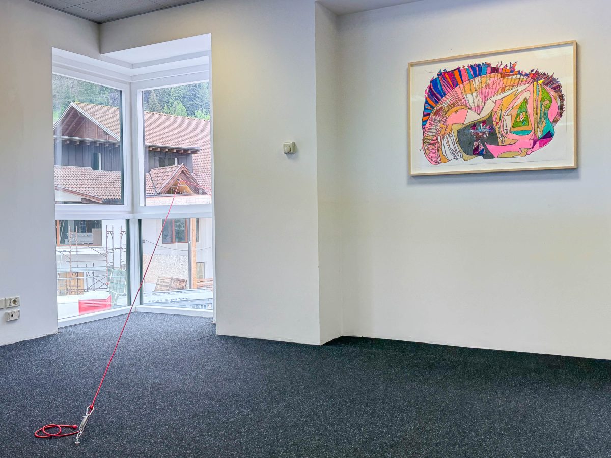 <i>Marmottoloidi,</i> 2024 </br>
installation view,  Biennale Gherdëina 9, Ortisei 