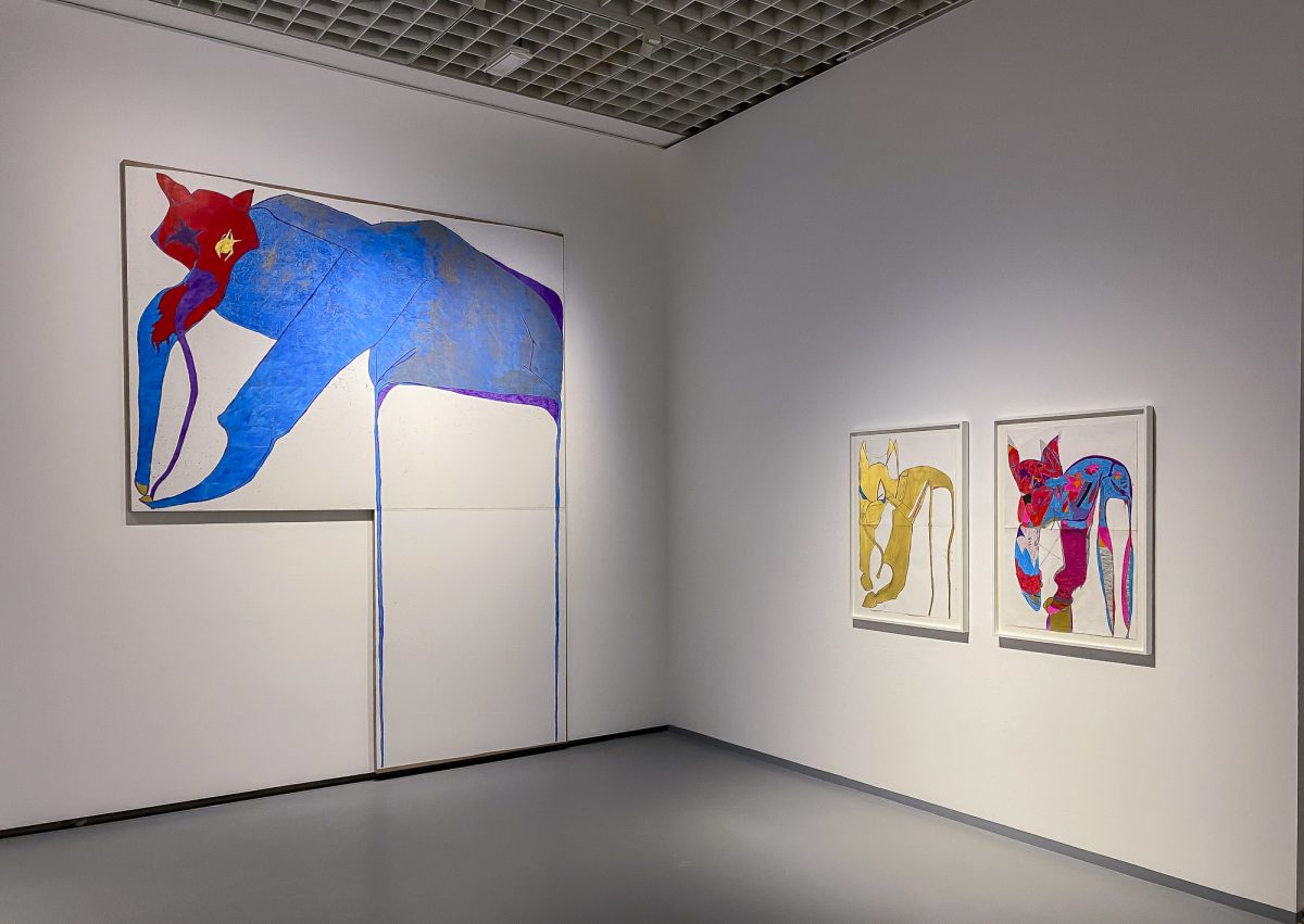<i>Hic Sunt Dracones,</i> 2022 </br>
installation view,  Galleria Civica d’Art Moderna e Contemporanea (GAM), Turin