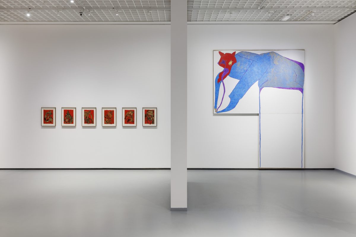 <i>Hic Sunt Dracones,</i> 2022 </br>
installation view,  Galleria Civica d’Art Moderna e Contemporanea (GAM), Turin