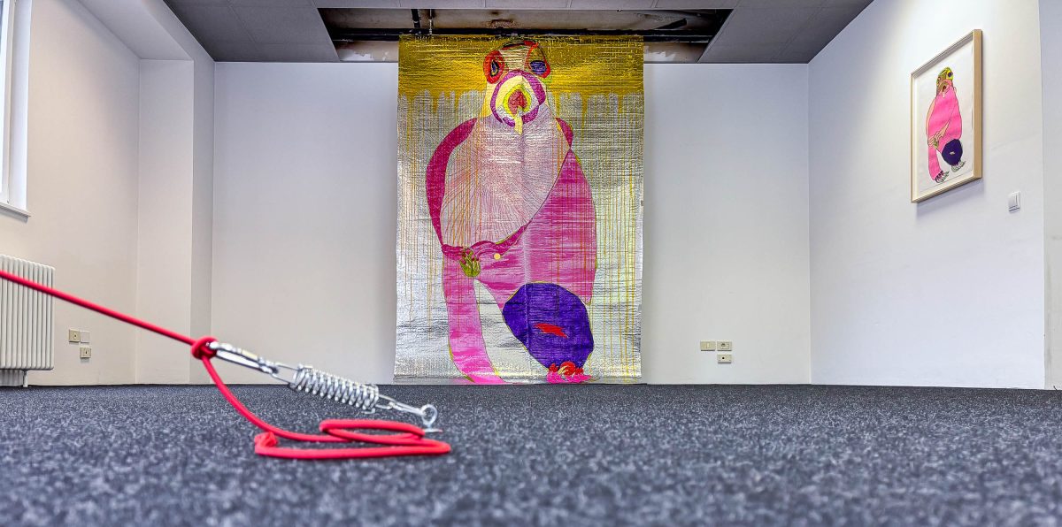 <i>Marmottoloidi,</i> 2024 </br>
installation view,  Biennale Gherdëina 9, Ortisei 
