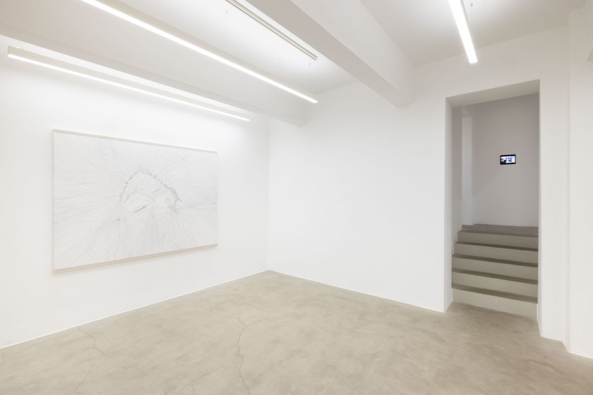 <i>PPP pinkypussypunk,</i> 2026 </br>
installation view,  kaufmann repetto, milan