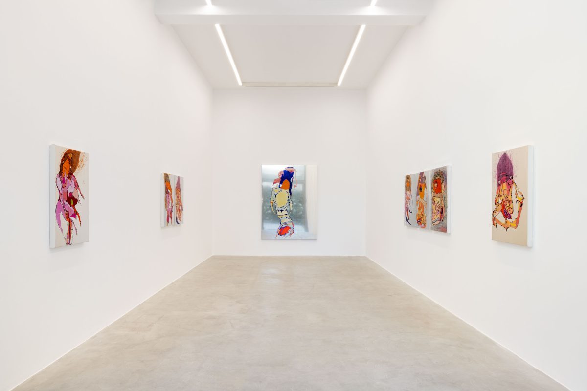 <i>PPP pinkypussypunk,</i> 2026 </br>
installation view,  kaufmann repetto, milan