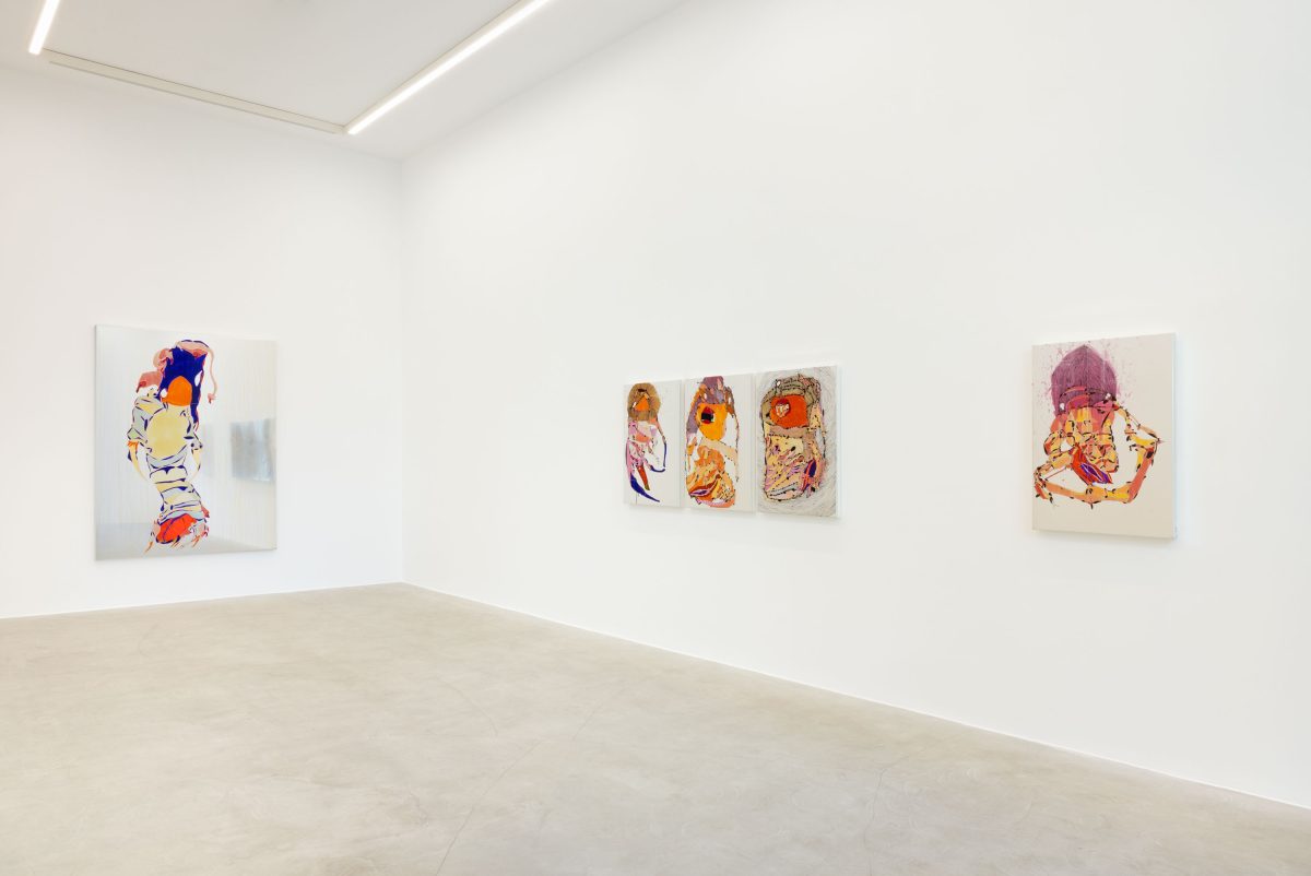 <i>PPP pinkypussypunk,</i> 2026 </br>
installation view,  kaufmann repetto, milan