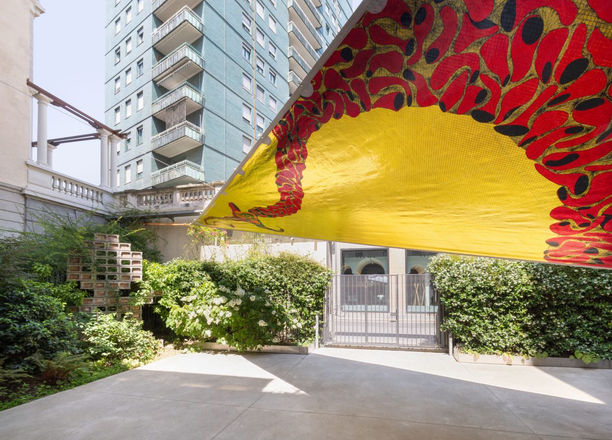 <i>PPP pinkypussypunk,</i> 2026 </br>
installation view,  kaufmann repetto, milan