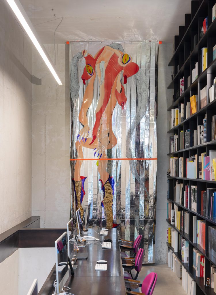 <i>PPP pinkypussypunk,</i> 2026 </br>
installation view,  kaufmann repetto, milan