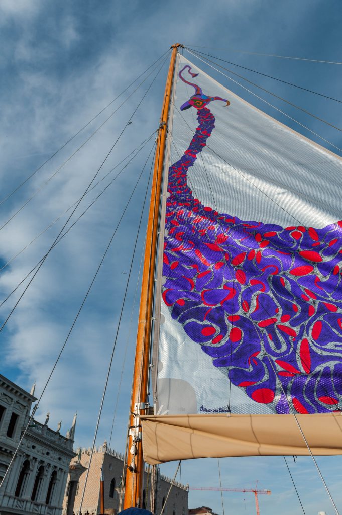 <i>AdE_Vela_Rapido,</i> 2024 </br>
installation view,  60th Biennale di Venezia, Venice>