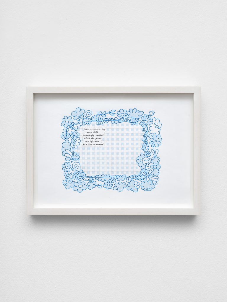 <i>Worry child</i>, 2026</br>
color pencil and pen on paper</br>
25 x 33,5 x 3,5 cm / 9.8 x 13.3 x 1.4 in