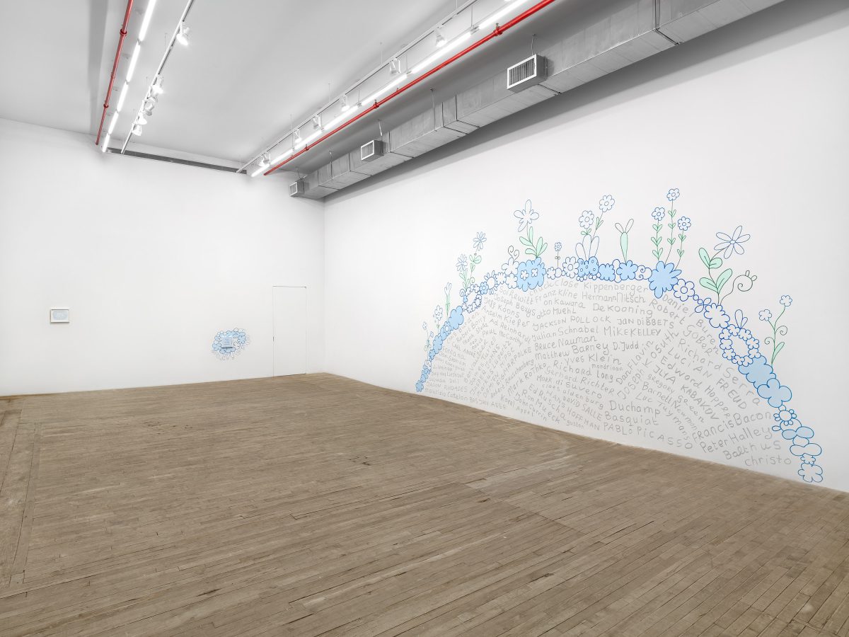 <i>Male Art Exhibition, Great Show!,</i> 2026 </br>
installation view,  kaufmann repetto, new york>