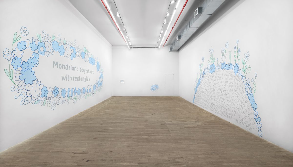 <i>Male Art Exhibition, Great Show!,</i> 2026 </br>
installation view,  kaufmann repetto, new york>