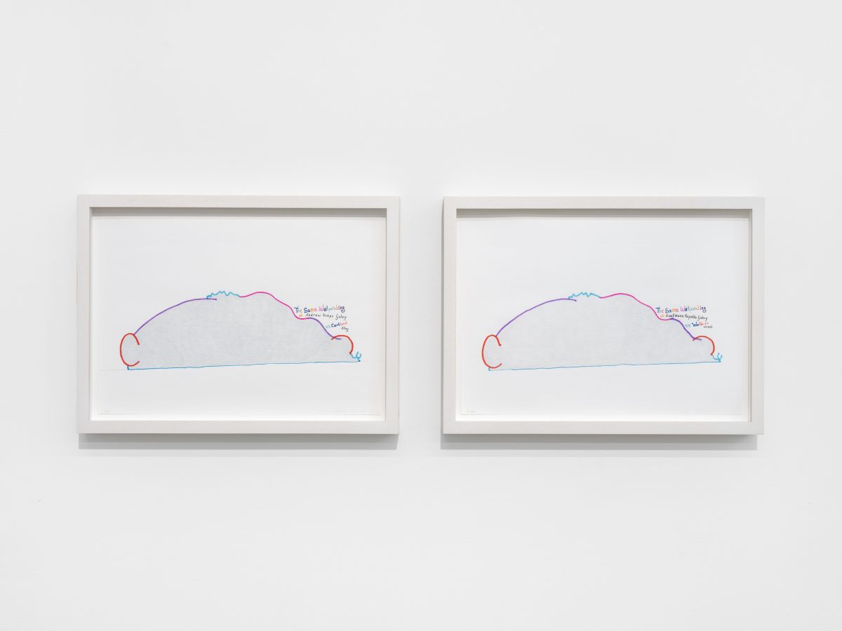 <i>Male Art Exhibition, Great Show!,</i> 2026 </br>
installation view,  kaufmann repetto, new york>