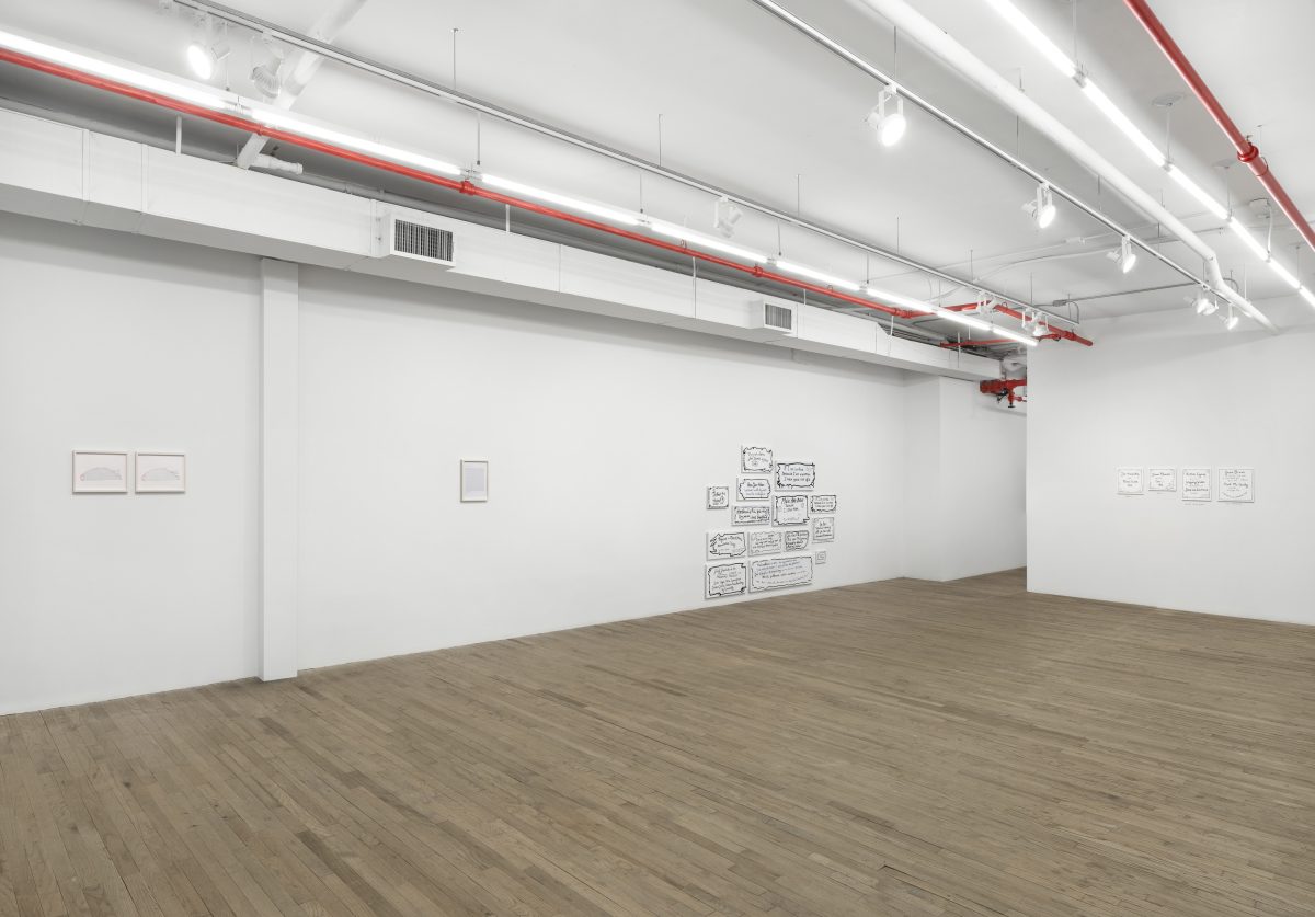 <i>Male Art Exhibition, Great Show!,</i> 2026 </br>
installation view,  kaufmann repetto, new york>