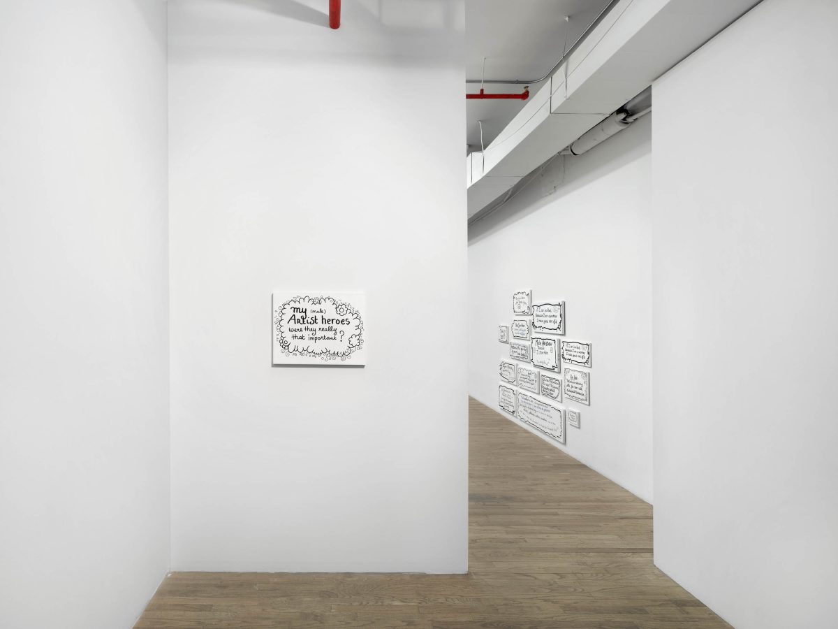 <i>Male Art Exhibition, Great Show!,</i> 2026 </br>
installation view,  kaufmann repetto, new york>
