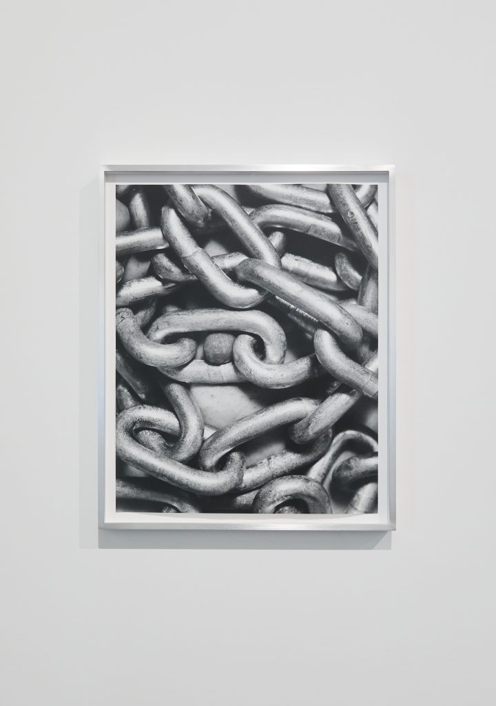 <i>Nipple / Chain,</i> 2012 </br>silver gelatin print</br> 54,5 x 44,5 x 4 cm / 21.5 x 17.5 x 1.5 in>