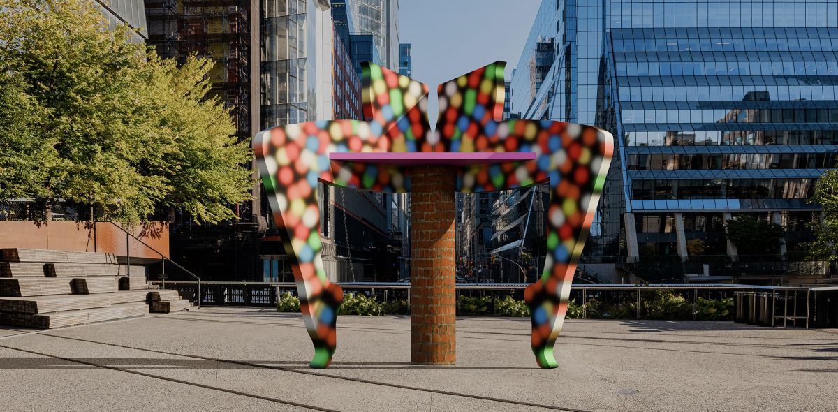 <i>Anthea Hamilton, All Good Legs</i> </br>Plinth proposals 2026, High Line, New york>